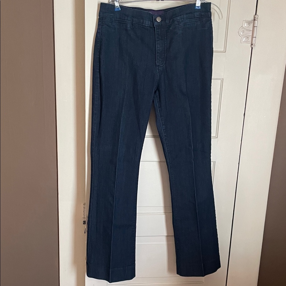 Not your daughter’s jeans. Dressy denim. Size 10, Like New